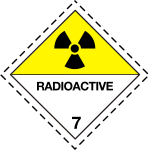 ADR pictogram 7d-Radioactive